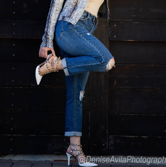 High Waisted Distressed Skinny (Not Juniors) - Picture 2 of 4